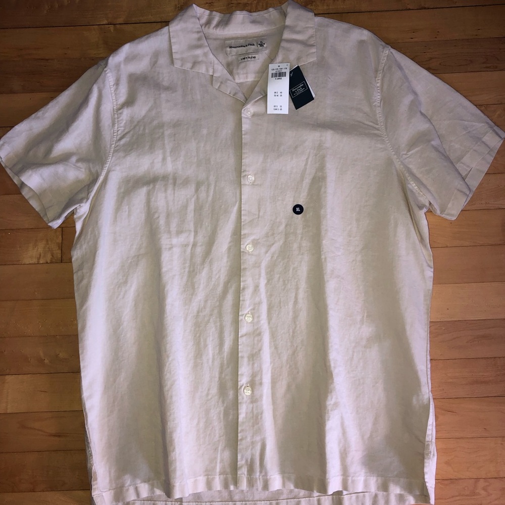 Men’s Abercrombie & Fitch Linen Button Up